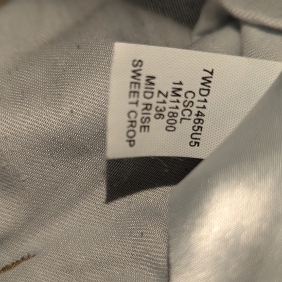 Lucky Brand Jeans Women’s 10 Sweet Crop Blue Denim - Picture 6 of 11